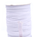 Factory wholesale 3mm 5mm flat band elastic cord elastic band white